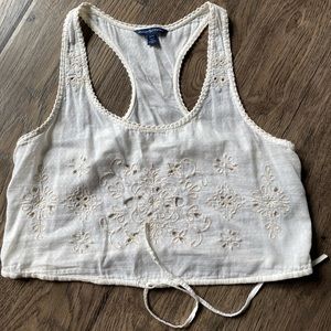 American Eagle cut out crop top